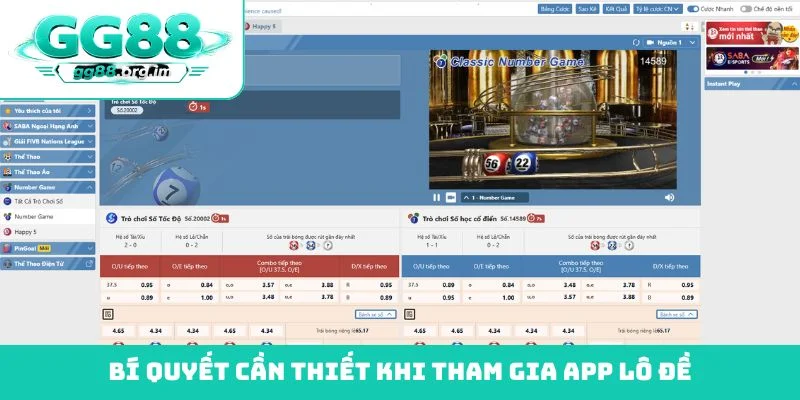 Bí quyết cần thiết khi tham gia app lô đề